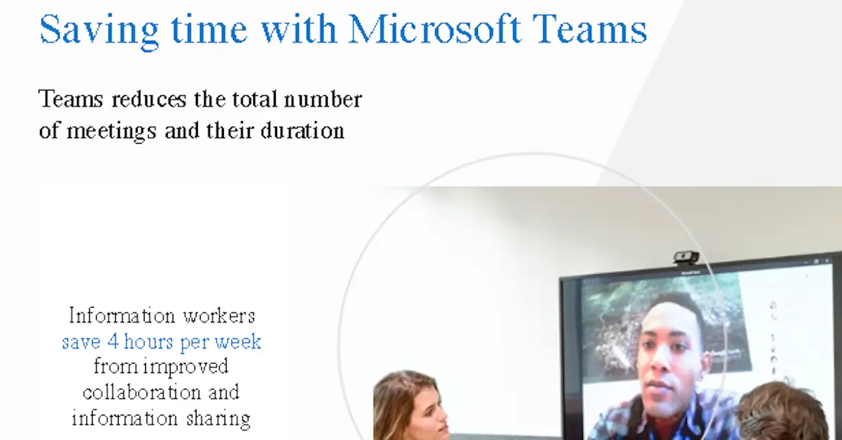 Microsoft Teams infographic - TeraCloud Managed IT Services