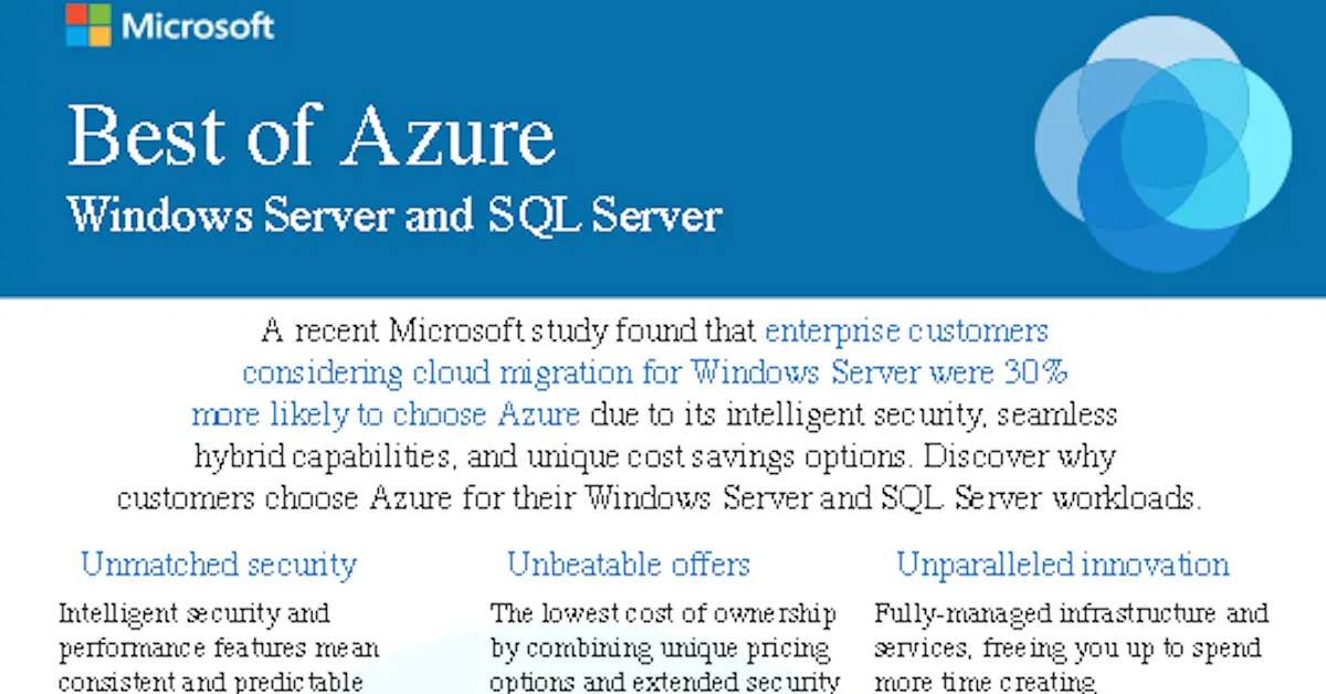 Azure infographic