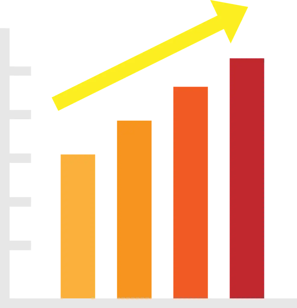 Free graph bar chart vector